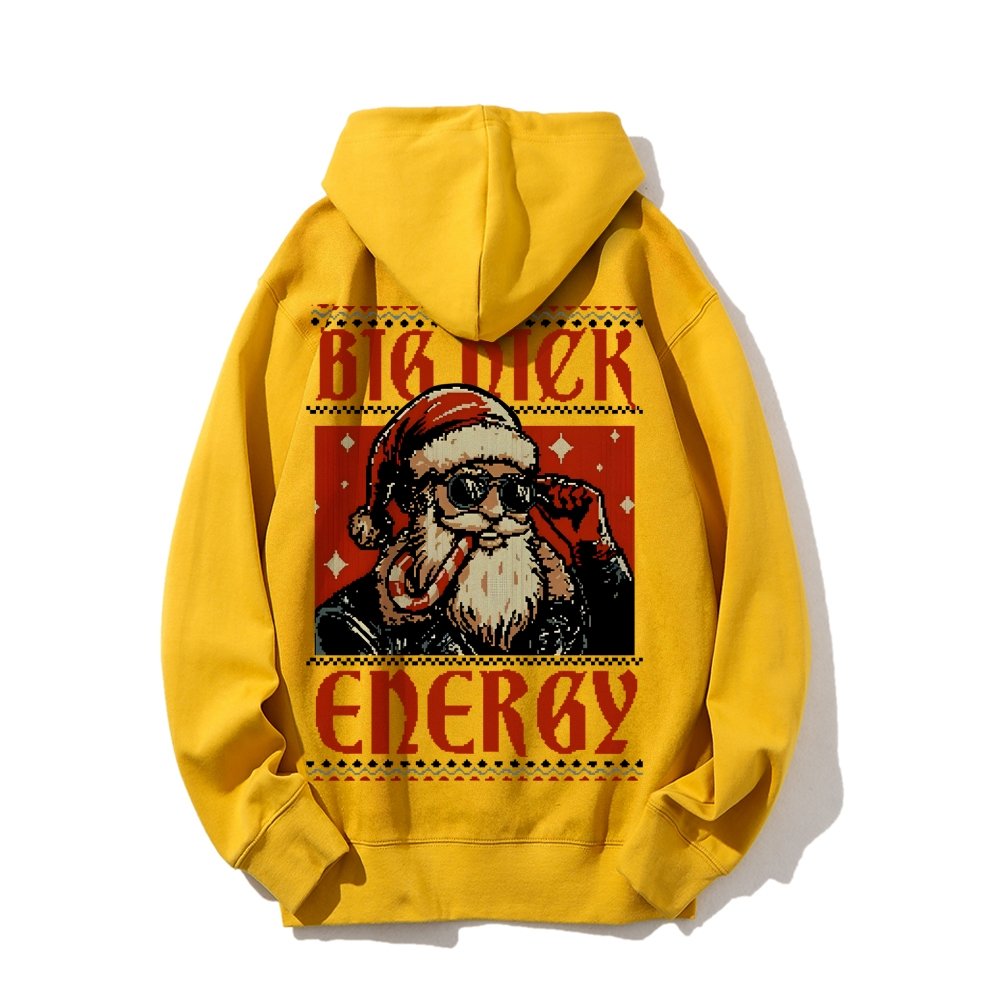 Big Nick Energy Printed Back Unisex Cotton Hoodie