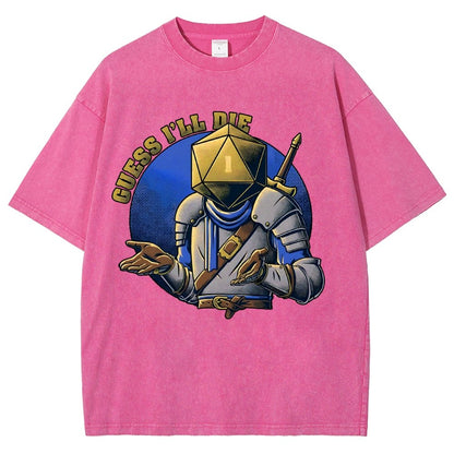 Guess I'll Die Vintage Distressed T-shirt