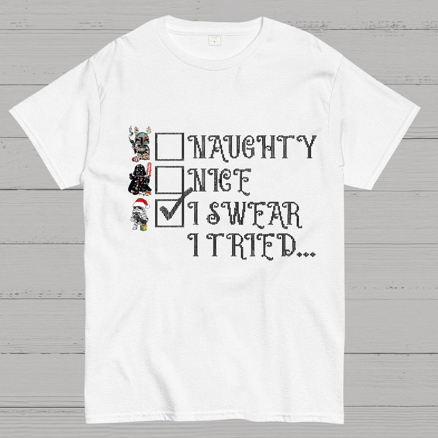 I Swear I Tried Christmas Geek T-Shirt