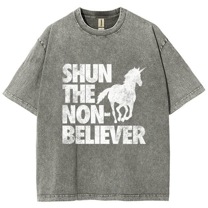 Shun the Non-Believer! Vintage Distressed T-shirt