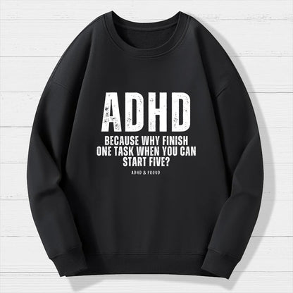ADHD Geek Cotton Sweatshirt