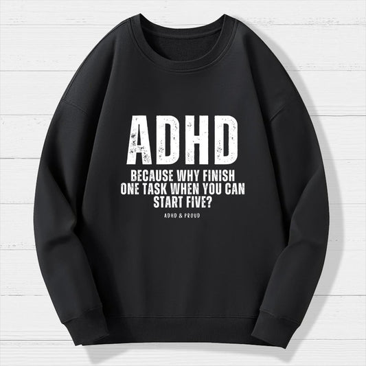 ADHD Geek Cotton Sweatshirt