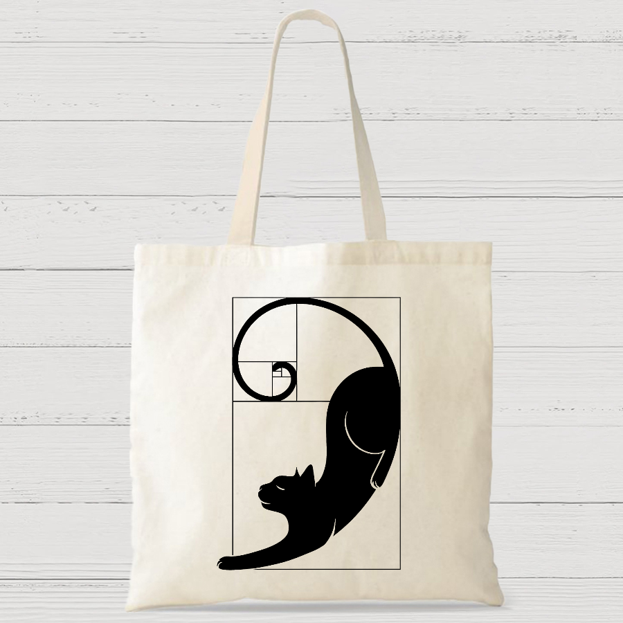 Fibonacci Kittens Casual Classic Canvas Bag