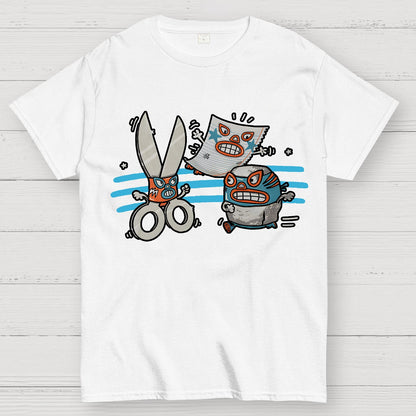 Rock, Paper, Scissor Geek T-Shirt