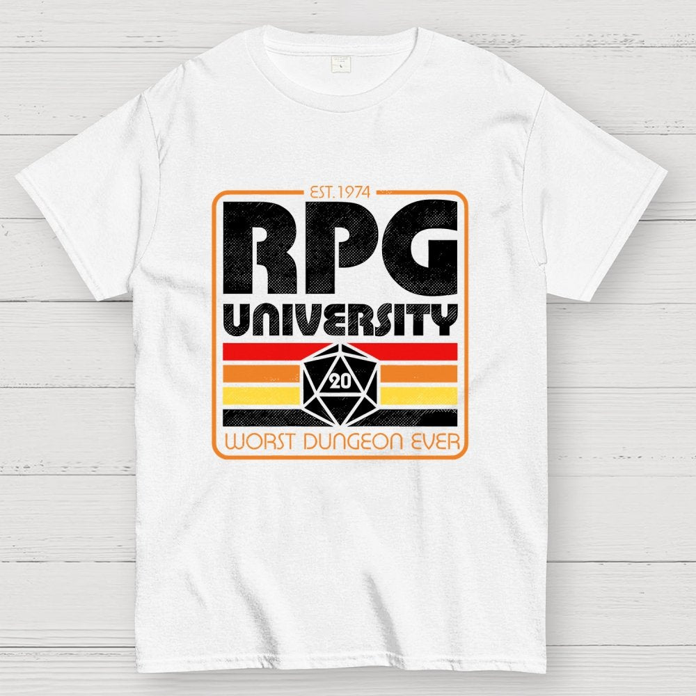 RPG University Vintage Geek T-Shirt