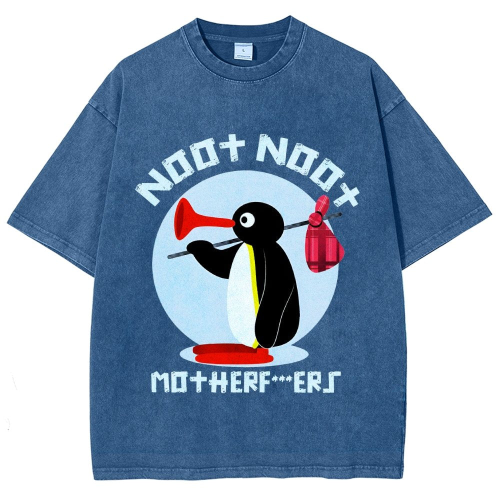 NOOT NOOT MOTHERF***ERS Vintage Distressed T-shirt