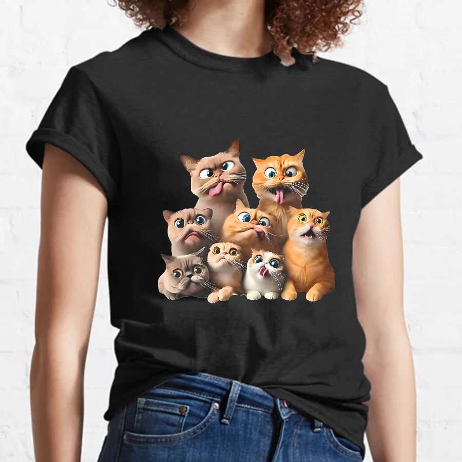 Funny Cat Nerdy T-Shirt