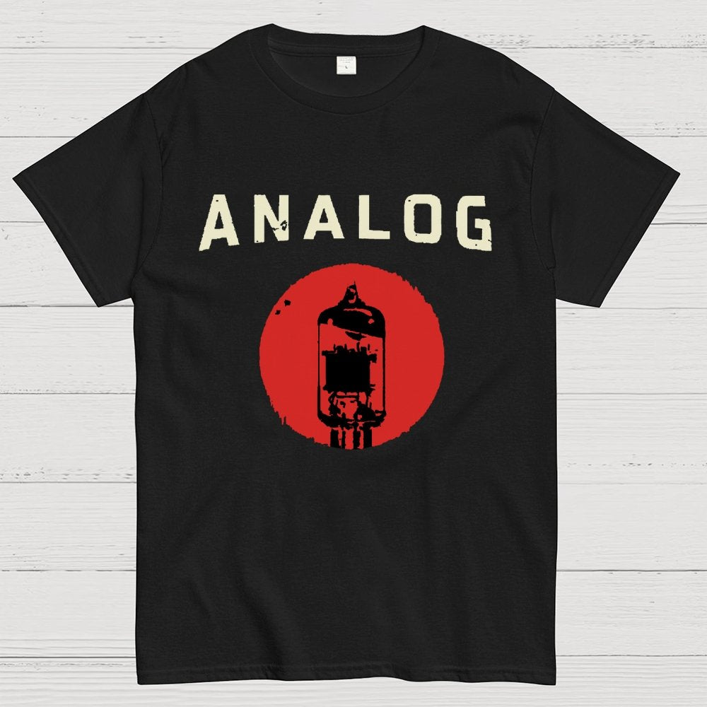 Vacuum Tube Analog Distressed Geek T-Shirt