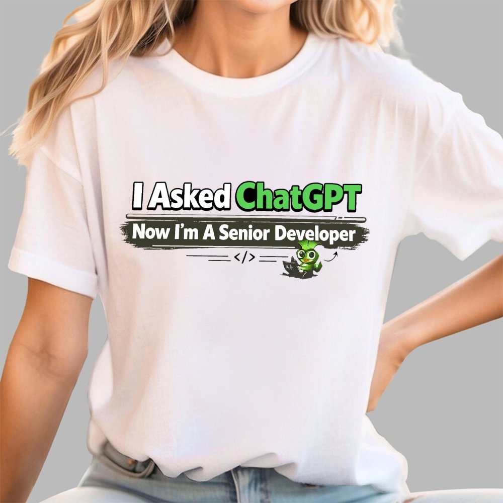 I Asked ChatGPT Geek T-Shirt