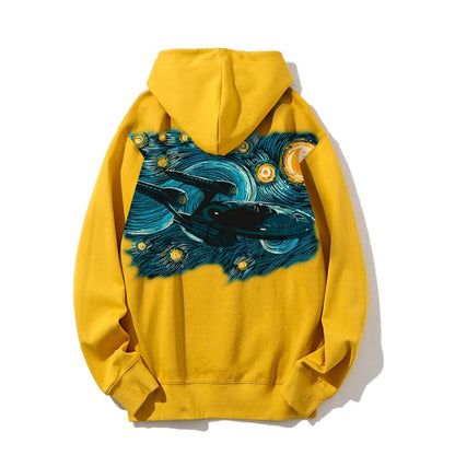 Printed Back Cotton Hoodie
