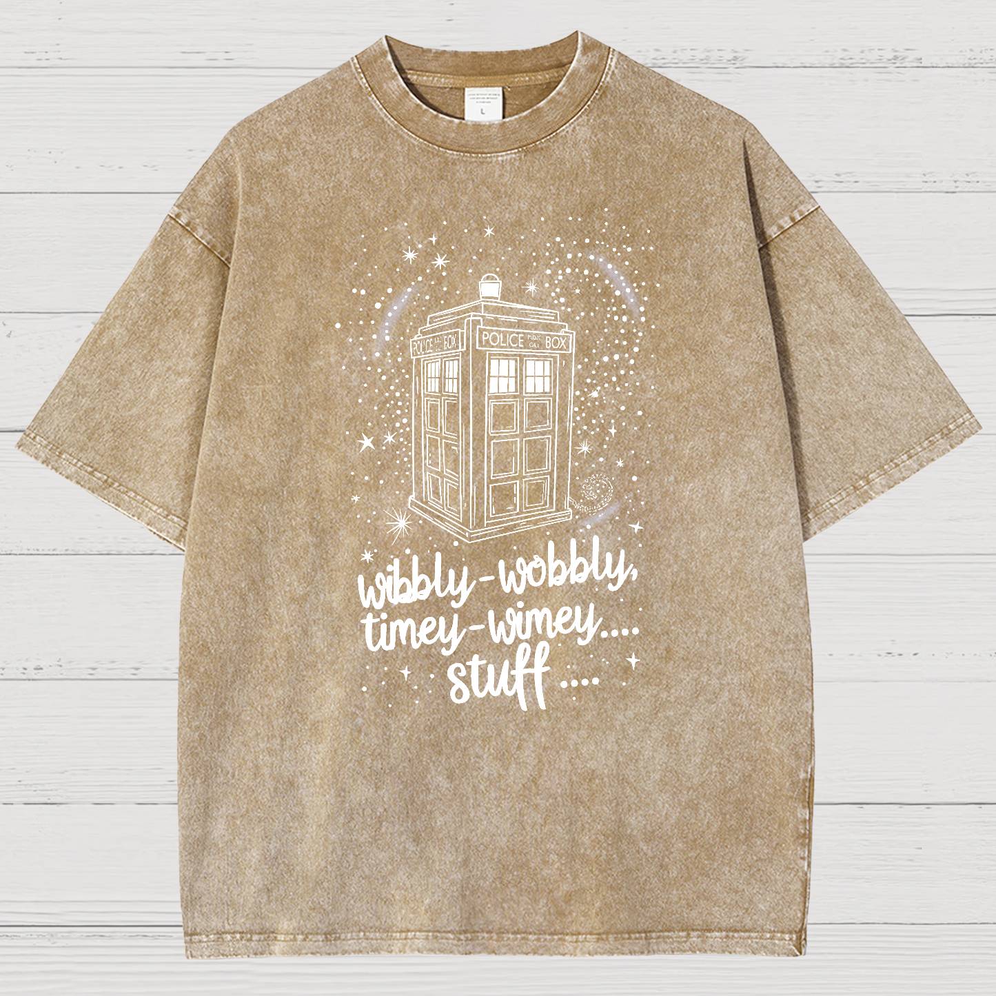 Wibbly wobbly timey wimey Christmas Vintage Distressed T-shirt