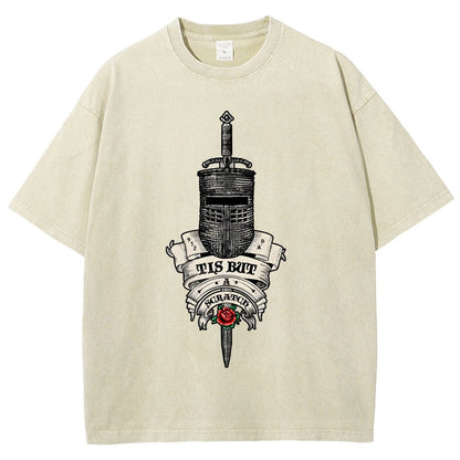 It is but a scratch. Vintage Distressed T-shirt