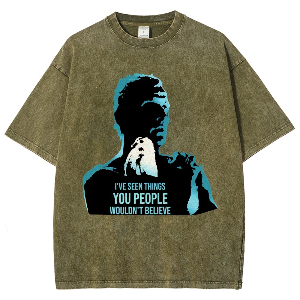 I've Seen Things You People Wouldn't Believe Vintage Distressed T-shirt
