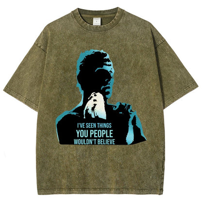 I've Seen Things You People Wouldn't Believe Vintage Distressed T-shirt