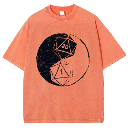 RPG Duality Balancing Vintage Distressed T-shirt