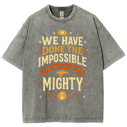 Mighty Heroes Vintage Distressed T-shirt