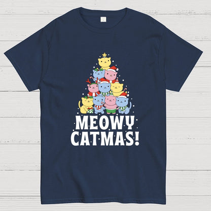 Meowy Catmas! Geek T-Shirt