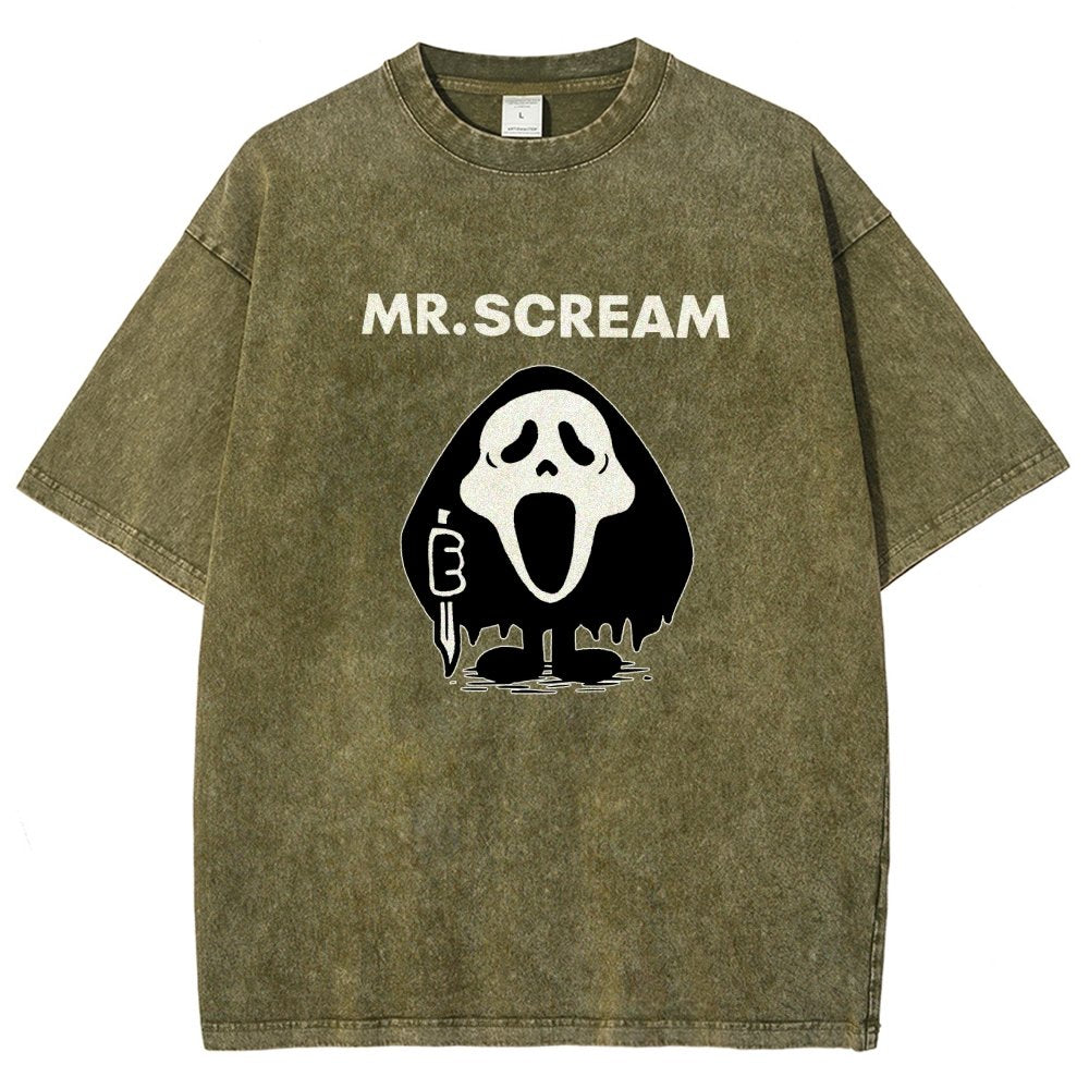 Mr. Scream Vintage Distressed T-shirt