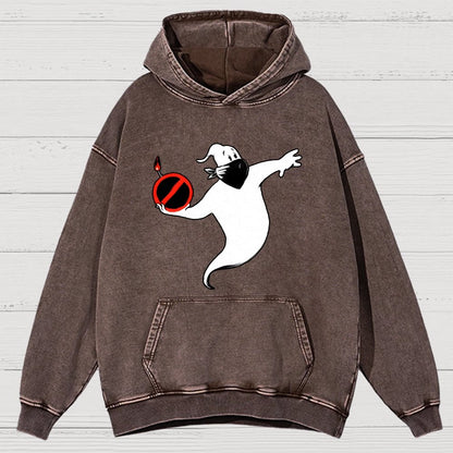 Spooksy Vintage Distressed Hoodie