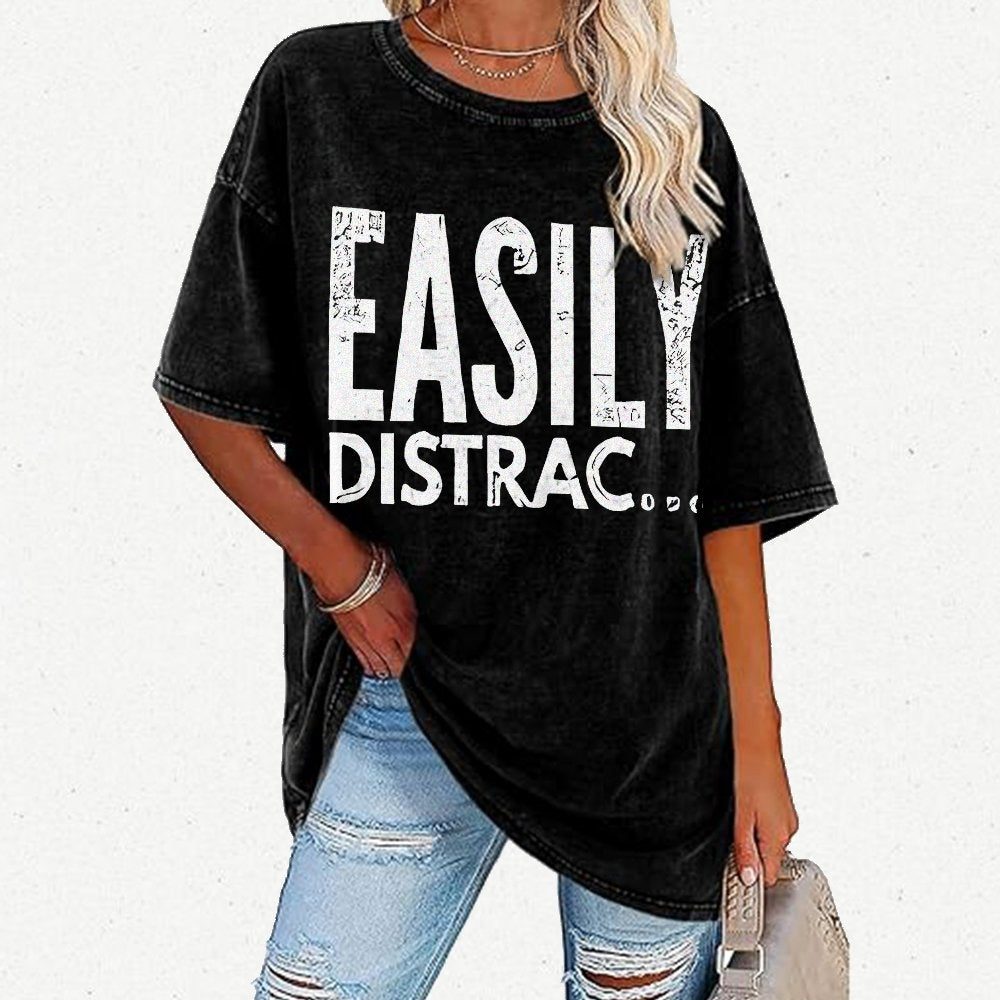 ADHD OCD Awareness Vintage Distressed T-shirt