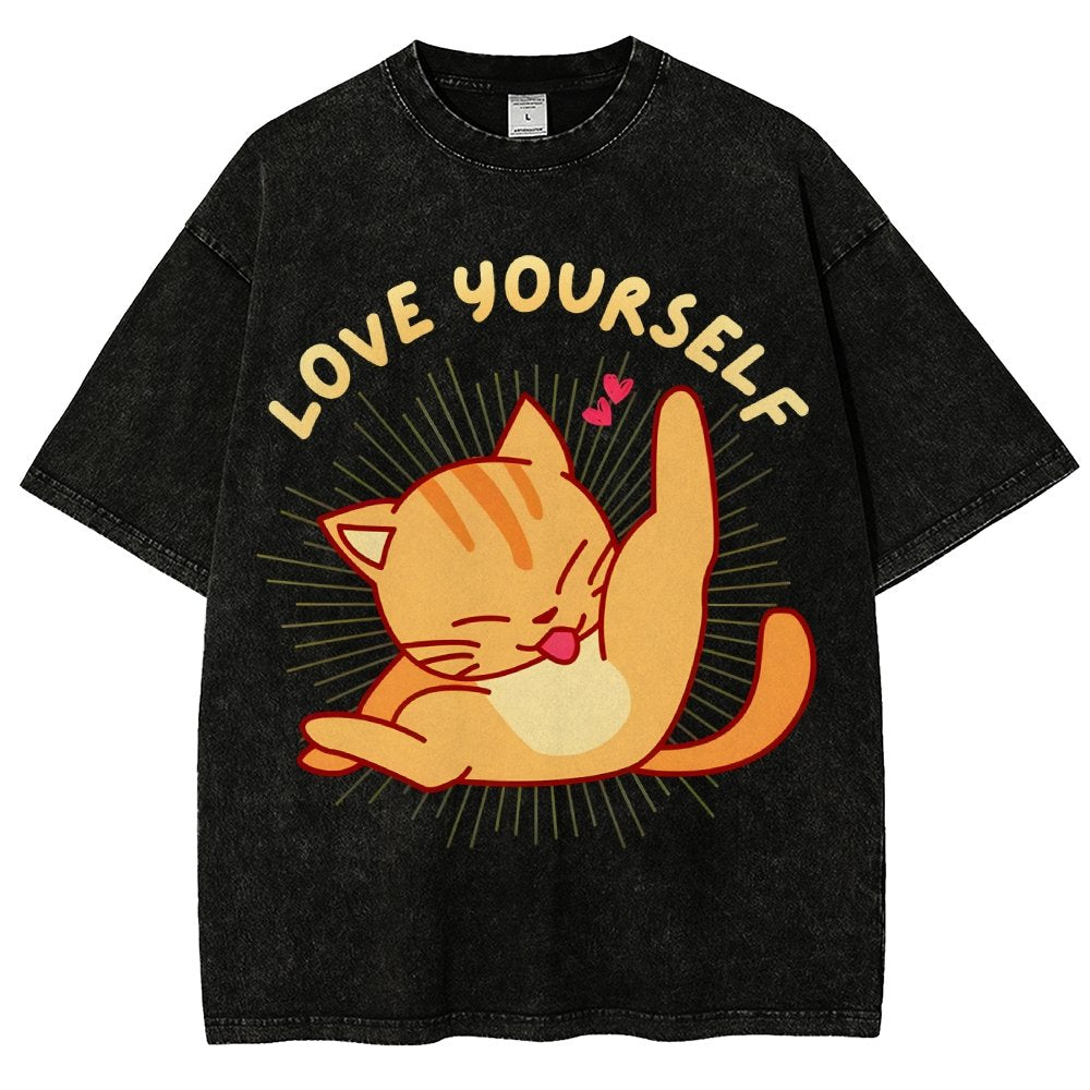 Love YourSelf Vintage Distressed T-shirt