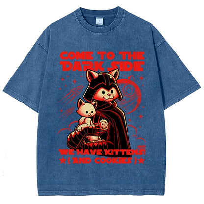We Have Kittens and Cookies Vintage Distressed T-shirt