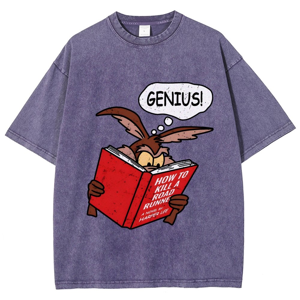 Genius Plan Vintage Distressed T-shirt