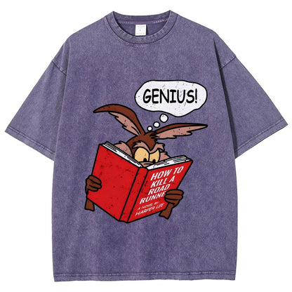 Genius Plan Vintage Distressed T-shirt