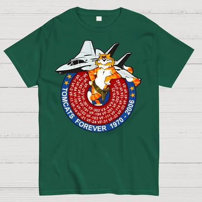 F-14 Tomcat - Tomcats Forever 1970 Geek T-Shirt