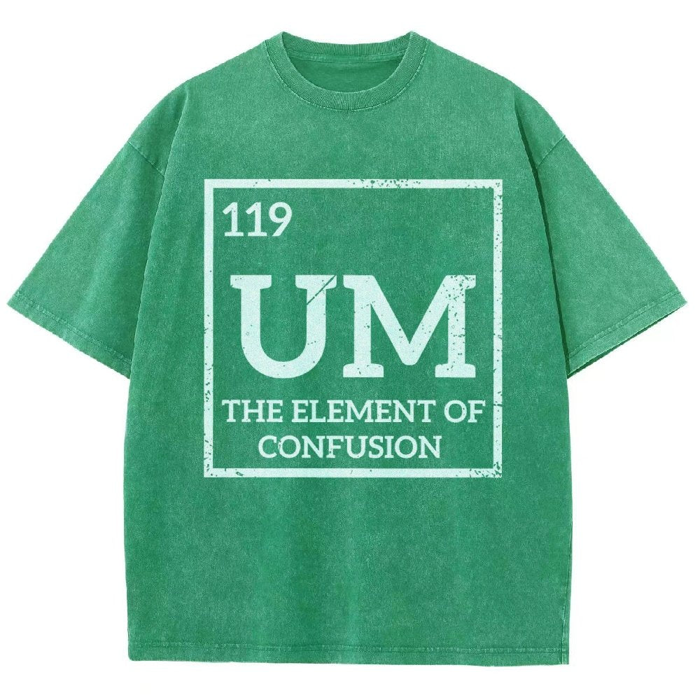Um The Element Of Confusion Vintage Distressed T-shirt
