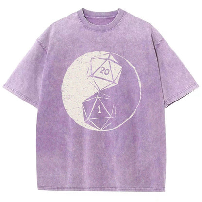 RPG Duality Balancing Vintage Distressed T-shirt