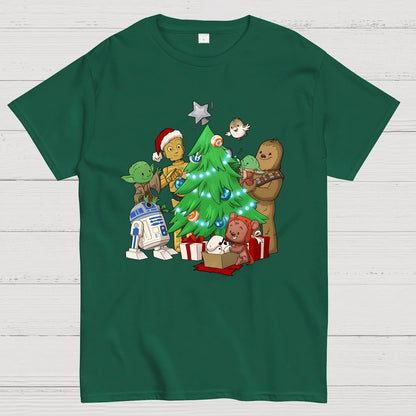 Christmas With Friends Geek T-Shirt