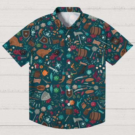 Magic Dice Forest Geeky Shirt