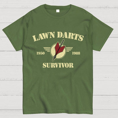 Lawn Darts Survivor Unisex Geek T-Shirt