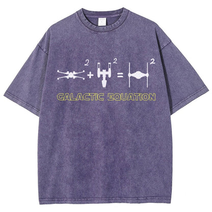 Galactic Equation Vintage Distressed T-shirt