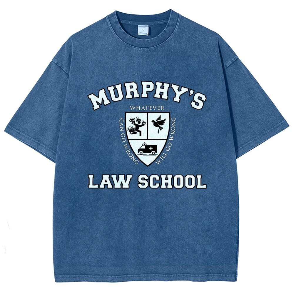 Murphy's Law School Vintage Distressed T-shirt