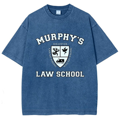 Murphy's Law School Vintage Distressed T-shirt
