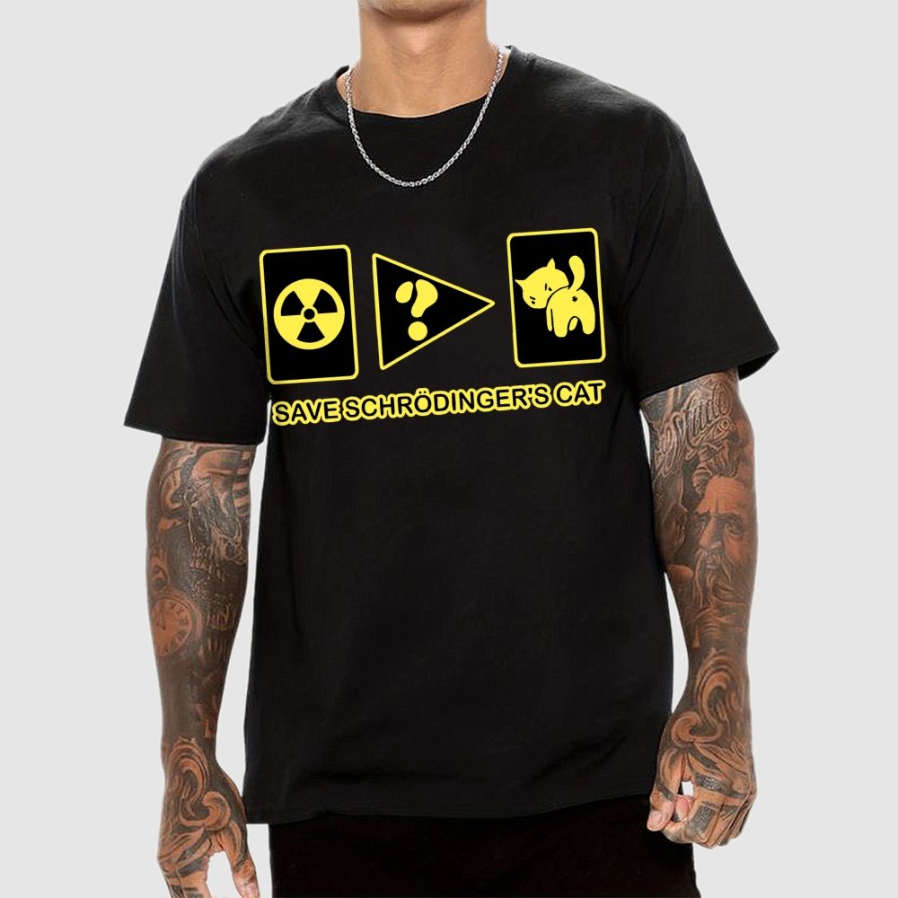 Save Schrodinger's Cat Geek T-Shirt