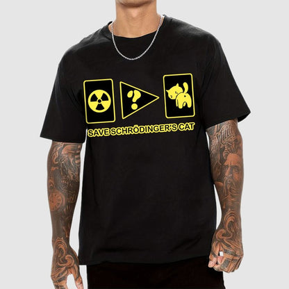 Save Schrodinger's Cat Geek T-Shirt