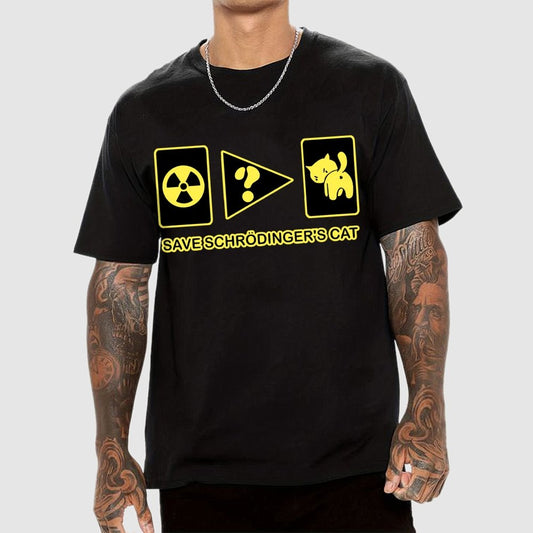 Save Schrodinger's Cat Geek T-Shirt