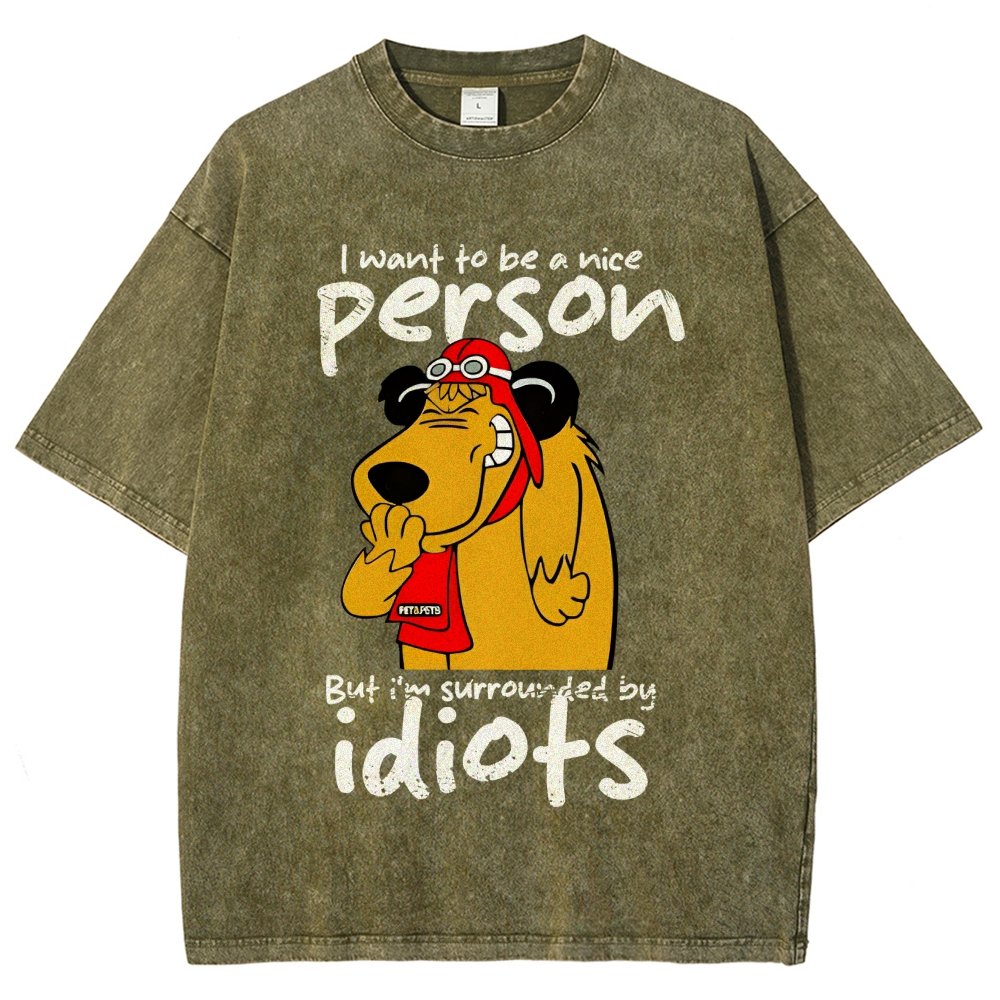 Sourronded by idiots Vintage Distressed T-shirt