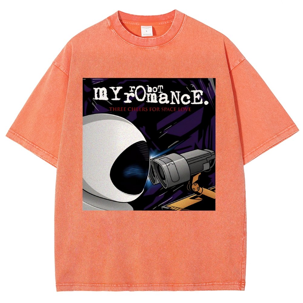 My Robot Romance Vintage Distressed T-shirt