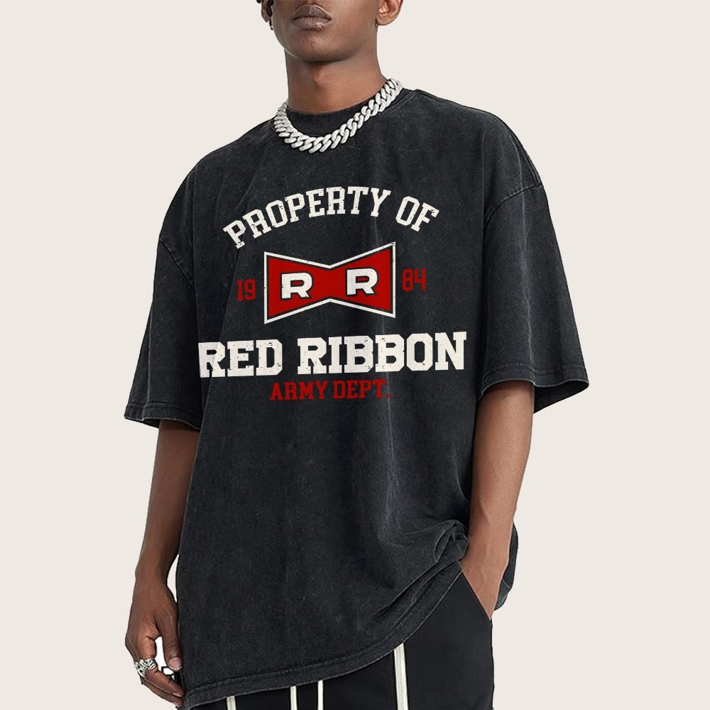 Property of red ribbon Vintage Distressed T-shirt