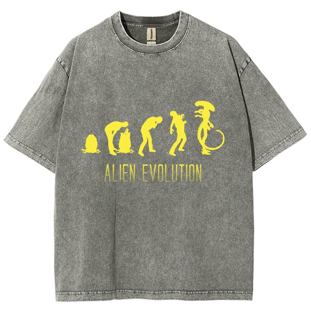 Mystery Creature Evolution Vintage Distressed T-shirt