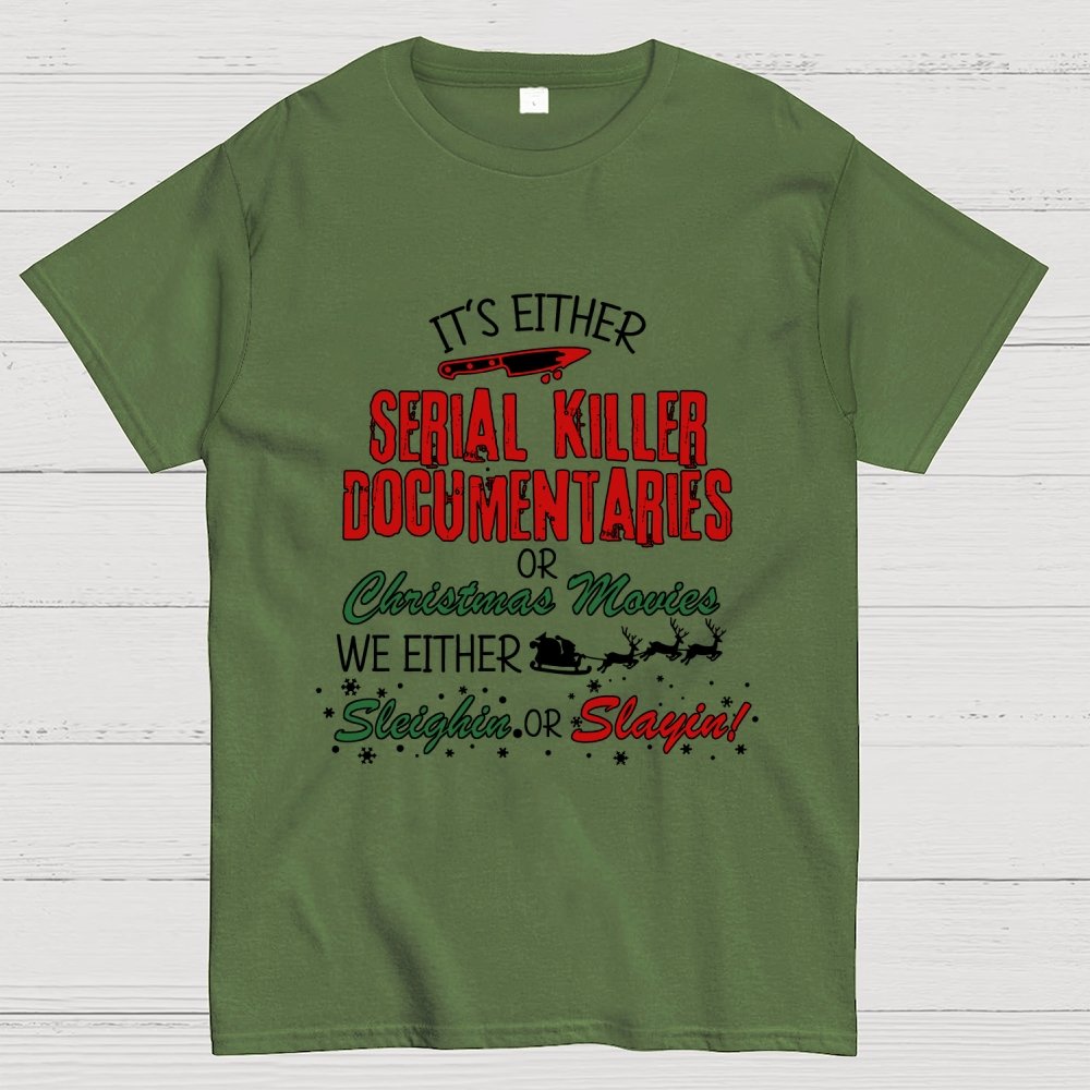 Horror Christmas Funny Christmas Geek T-Shirt