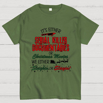 Horror Christmas Funny Christmas Geek T-Shirt