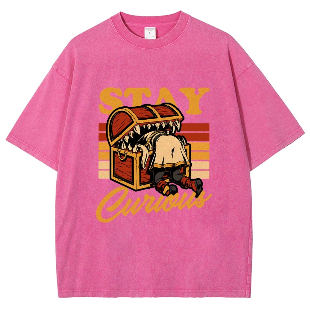 Elf Anime Treasure Vintage Distressed T-shirt