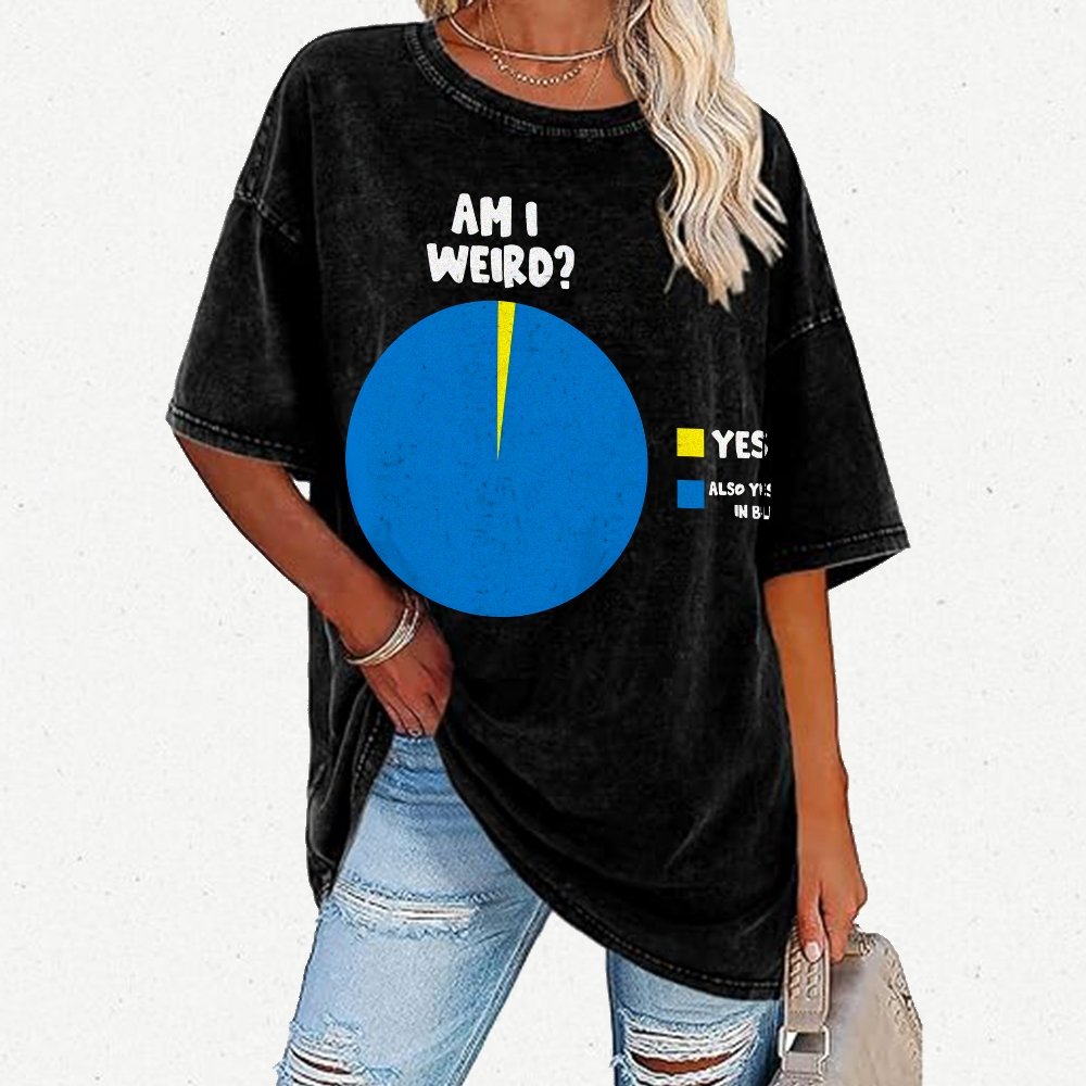 Yes But In Blue Vintage Distressed T-shirt