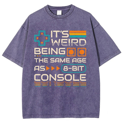8-Bit Aged Vintage Distressed T-shirt