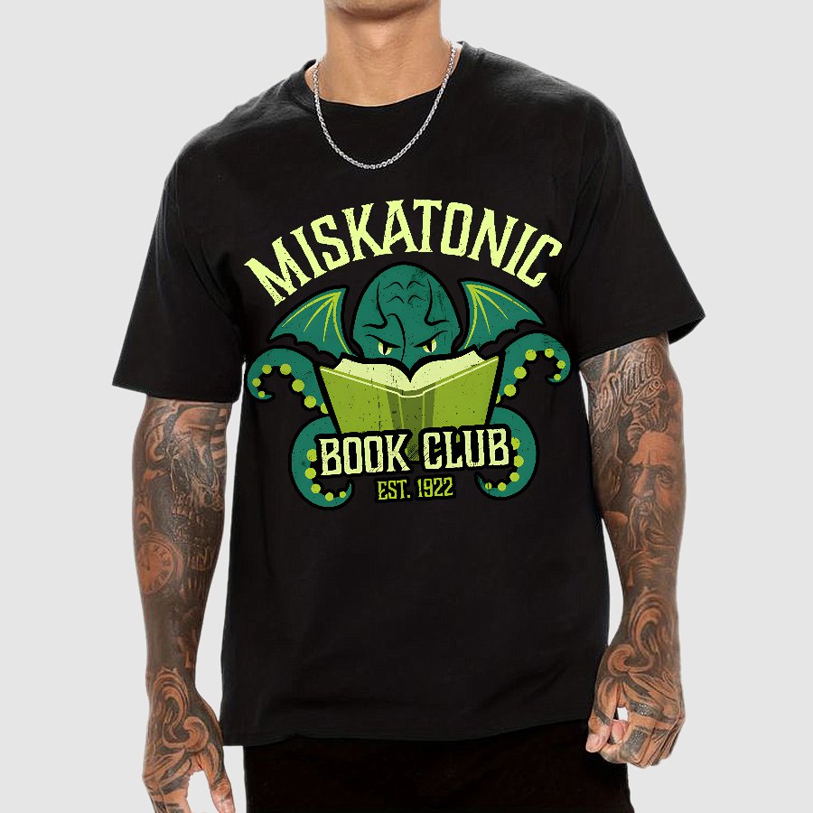 Mystic Book Club Geek T-Shirt